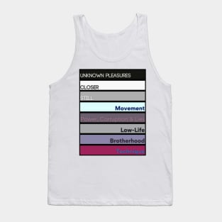 Joy Division & New Order 80s Albums Tank Top